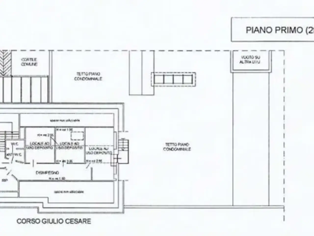 Negozio in Corso Giulio Cesare 31, Torino, {3} - Planimetria 1