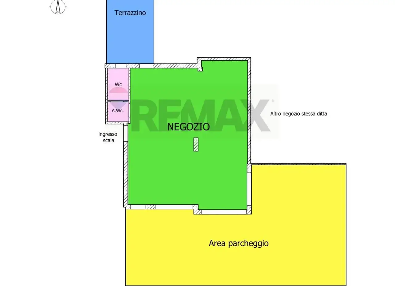 Negozio in Via Pasteria 27, Calatabiano, {3} - Planimetria 1