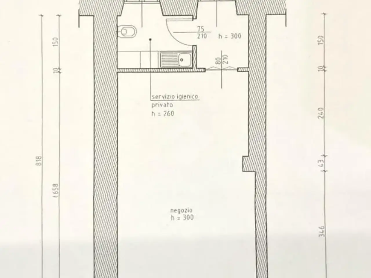 Negozio in Corso Cavour 13, Ovada, {3} - Planimetria 1