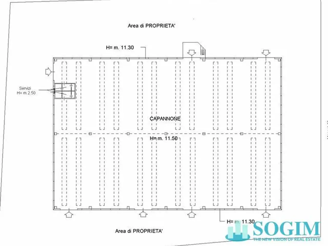 Capannone in Via Berlinguer 18, Busnago, {3} - Planimetria 1