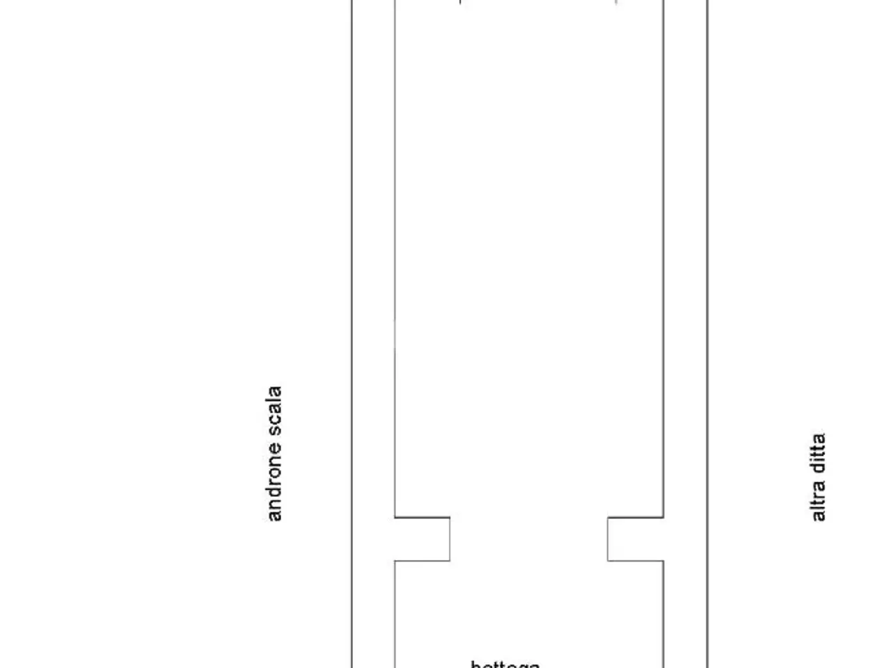 Negozio in Via Centonze 236, Messina, {3} - Planimetria 1
