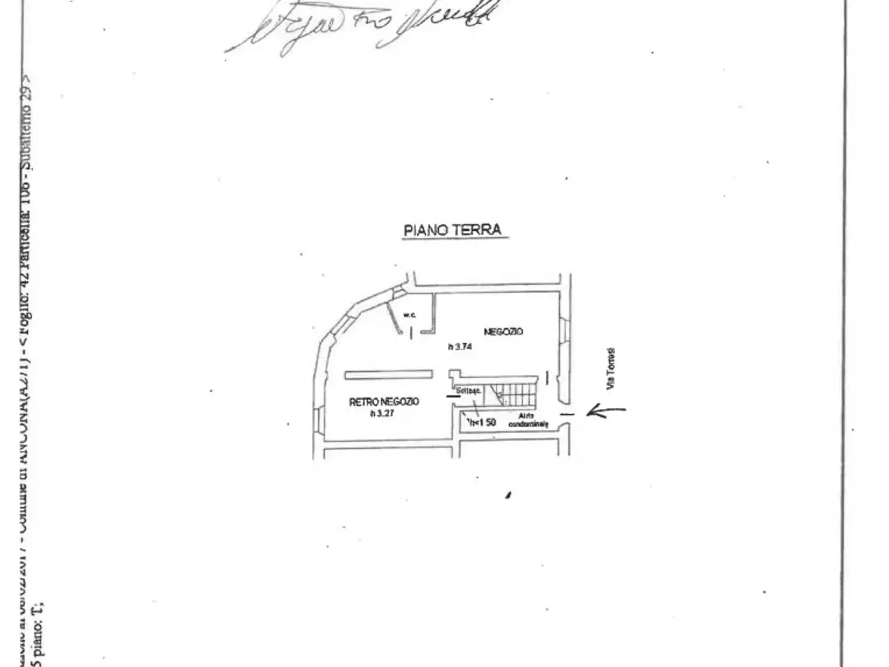 Negozio in Via Mario Torresi, Ancona, {3} - Planimetria 1
