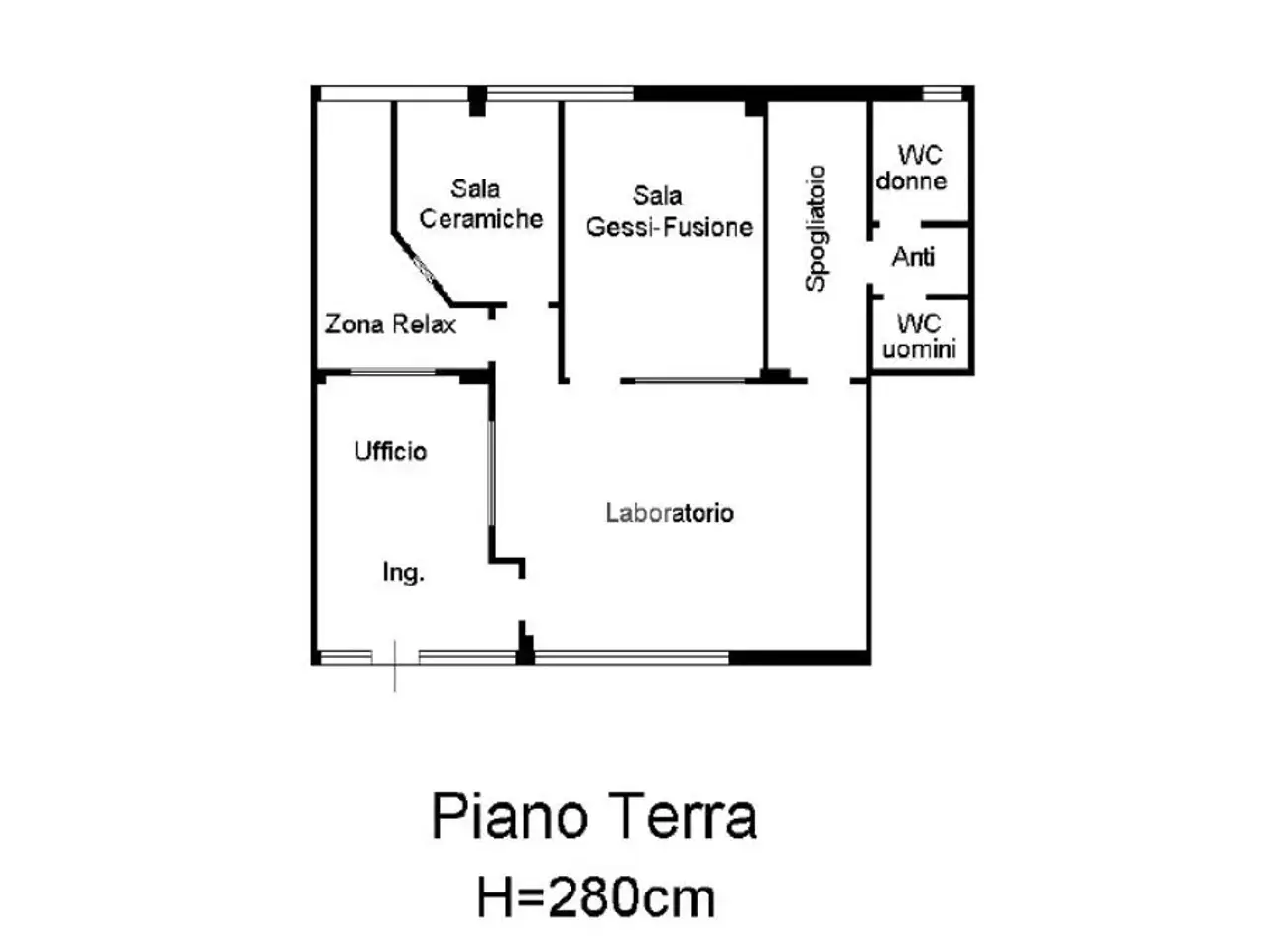 Laboratorio in Piazzale Don Francesco Venturelli 10, Carpi, {3} - Planimetria 1