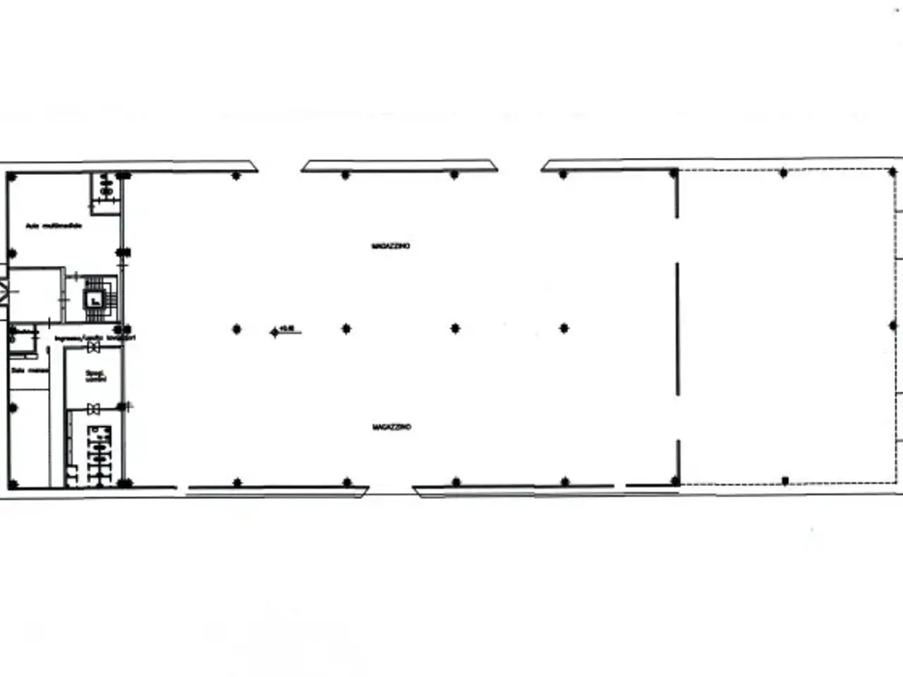 Capannone in Via Boscofangone, Nola, {3} - Planimetria 1
