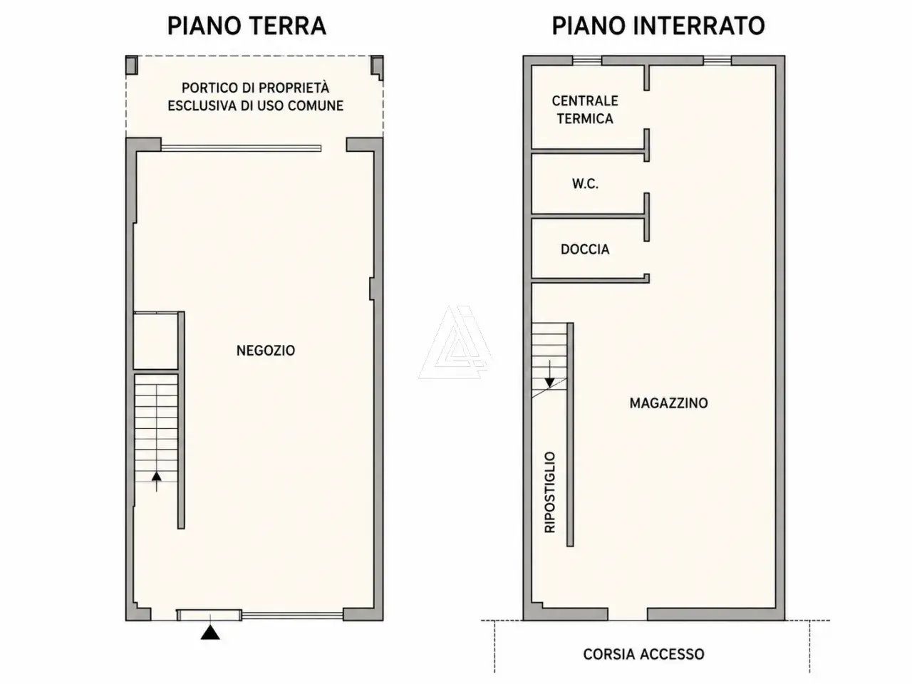 Negozio in Via Valsugana, Castelfranco Veneto, {3} - Planimetria 1