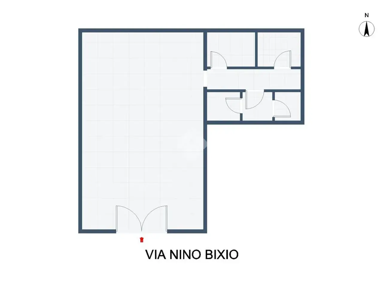 Negozio in Via Nino Bixio 34, Palermo, {3} - Planimetria 1