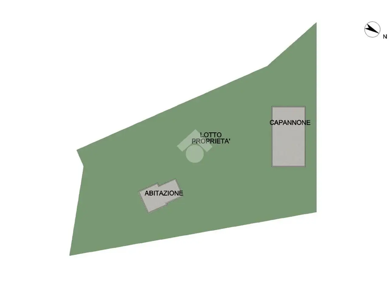 Capannone in Via San Francesco d'Assisi 1, Casirate D'Adda, {3} - Planimetria 1