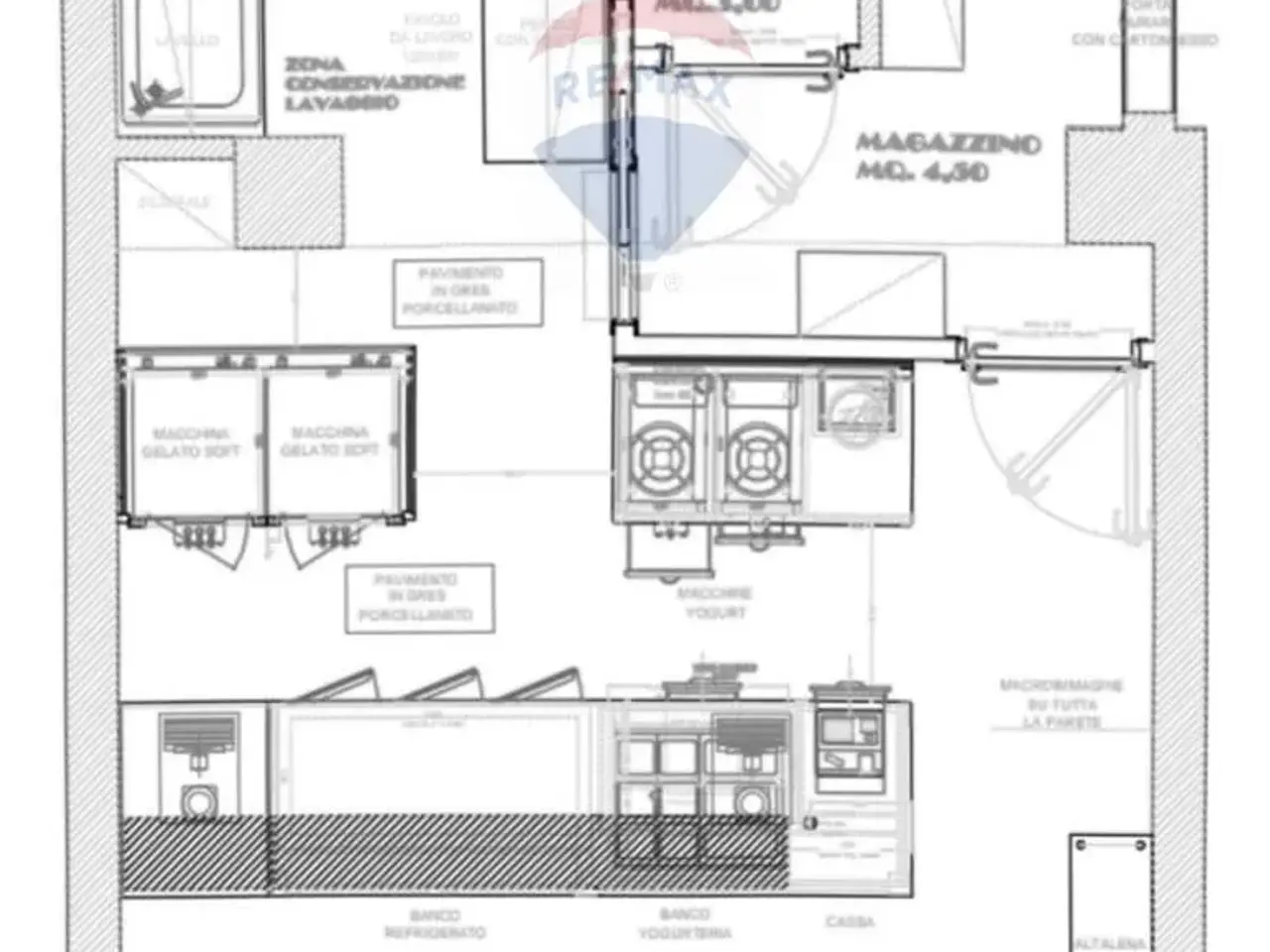 Esercizio commerciale in Corso del Popolo 24, Seregno, {3} - Planimetria 1
