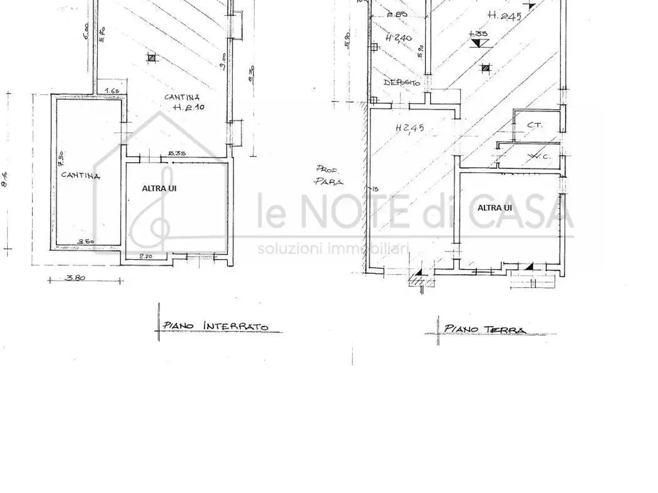 Geschäft in {3}, Via Settecrociari 47522 - Grundriss 1