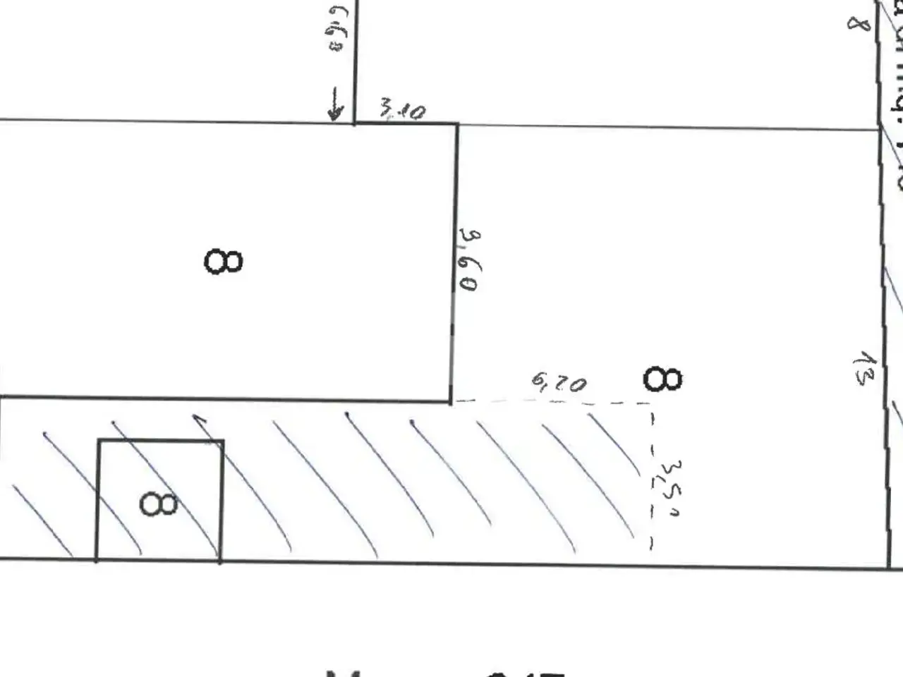 Capannone in Via Marco Polo 6, San Mauro Pascoli, {3} - Planimetria 1