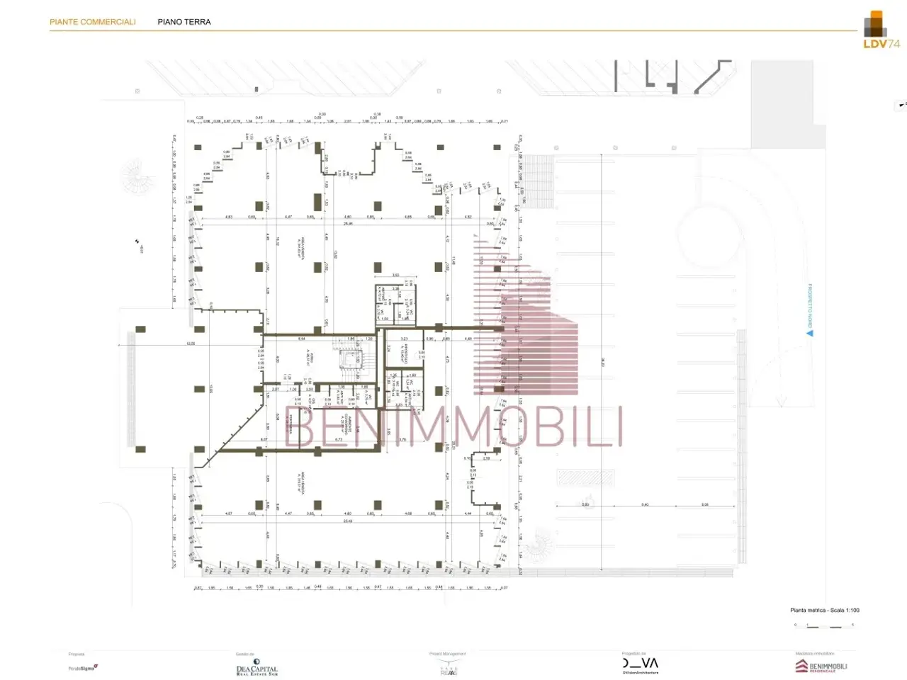 Ufficio in Via Leonardo da Vinci 74, Brescia, {3} - Planimetria 1