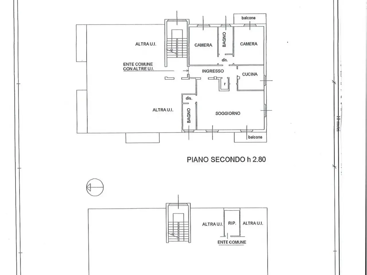 Trilocale in vendita, Via Giuseppe Verdi 8, Castello di Brianza - Planimetria 1