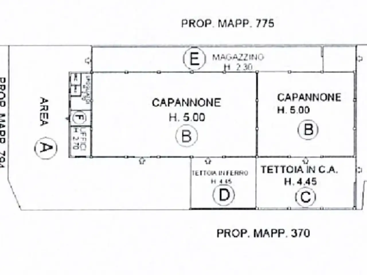 Capannone in Via Bellaria 22, Chignolo Po, {3} - Planimetria 1