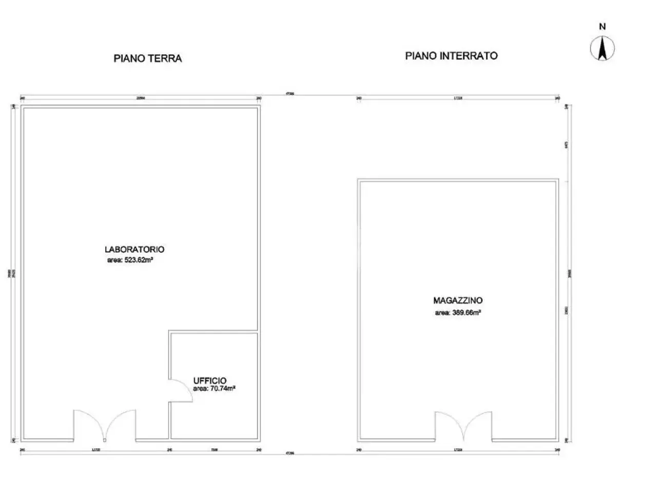 Capannone in Via Risorgimento 35, Castenedolo, {3} - Planimetria 1