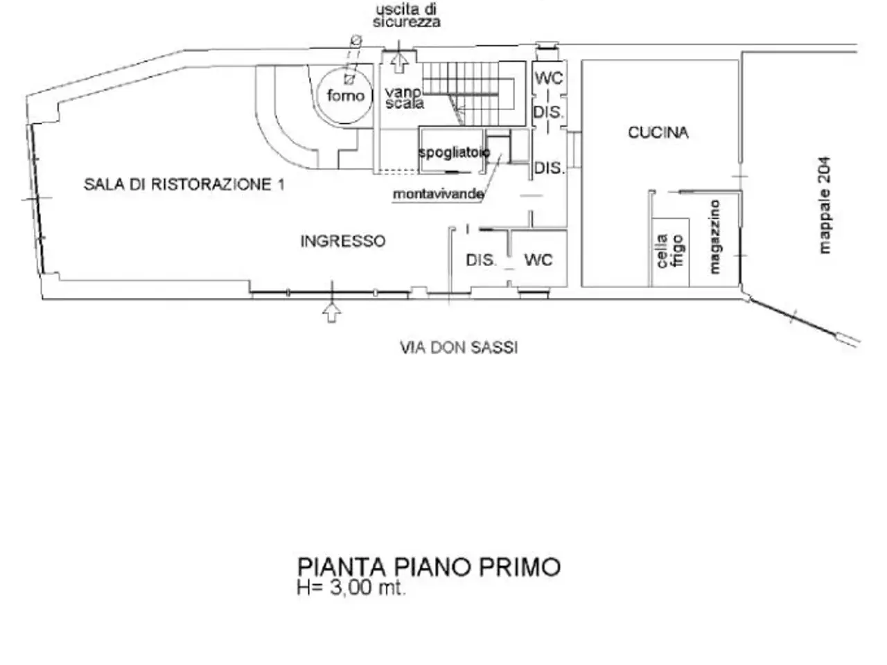 Negozio in Via Don Sassi 1, Leini', {3} - Planimetria 1
