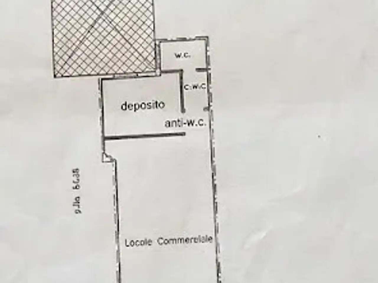 Negozio in Via Giovanni Andrea Coppola 1, Lecce, {3} - Planimetria 1