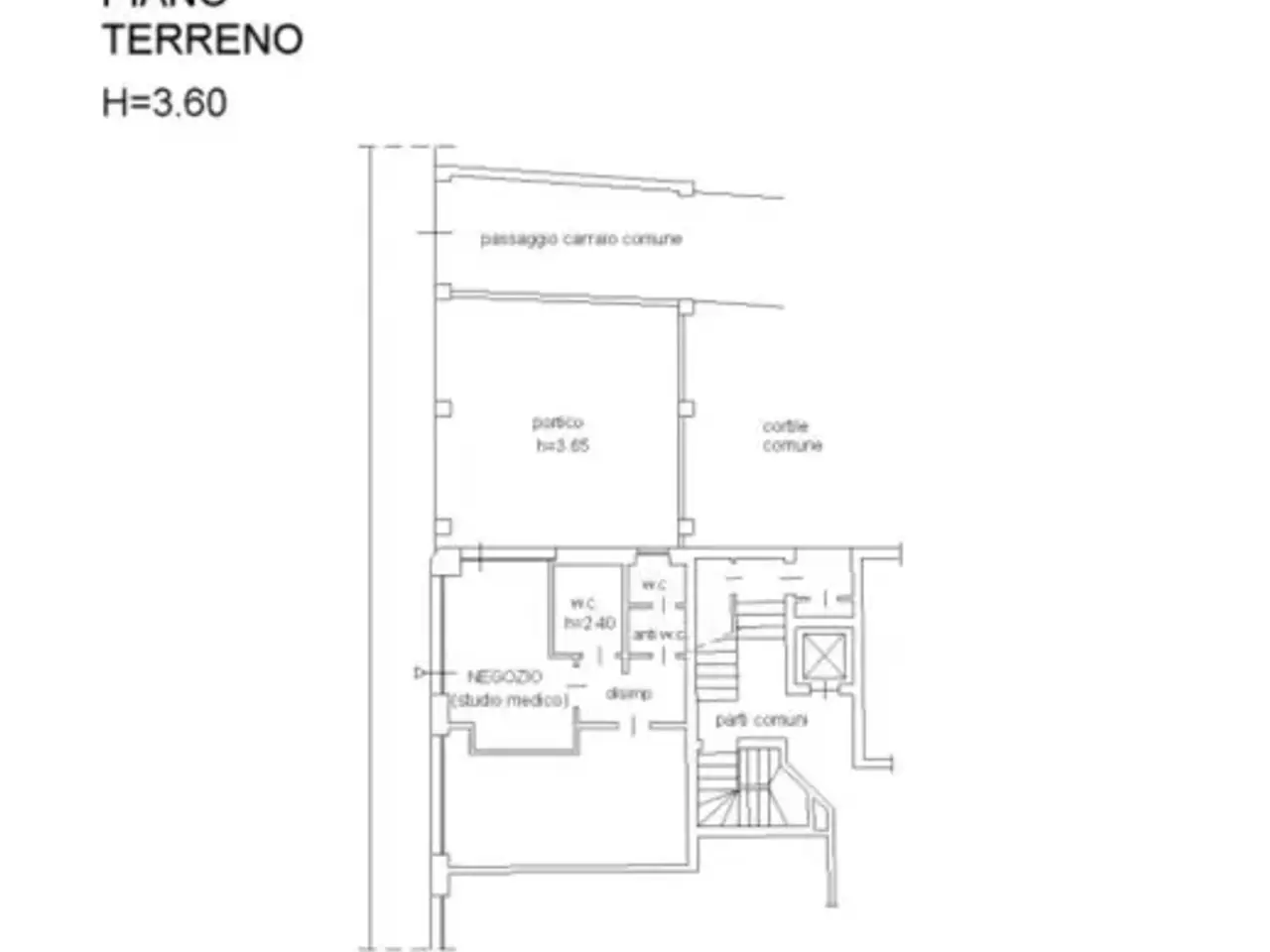Negozio in Via Concordia 11,, Bollate, {3} - Planimetria 1