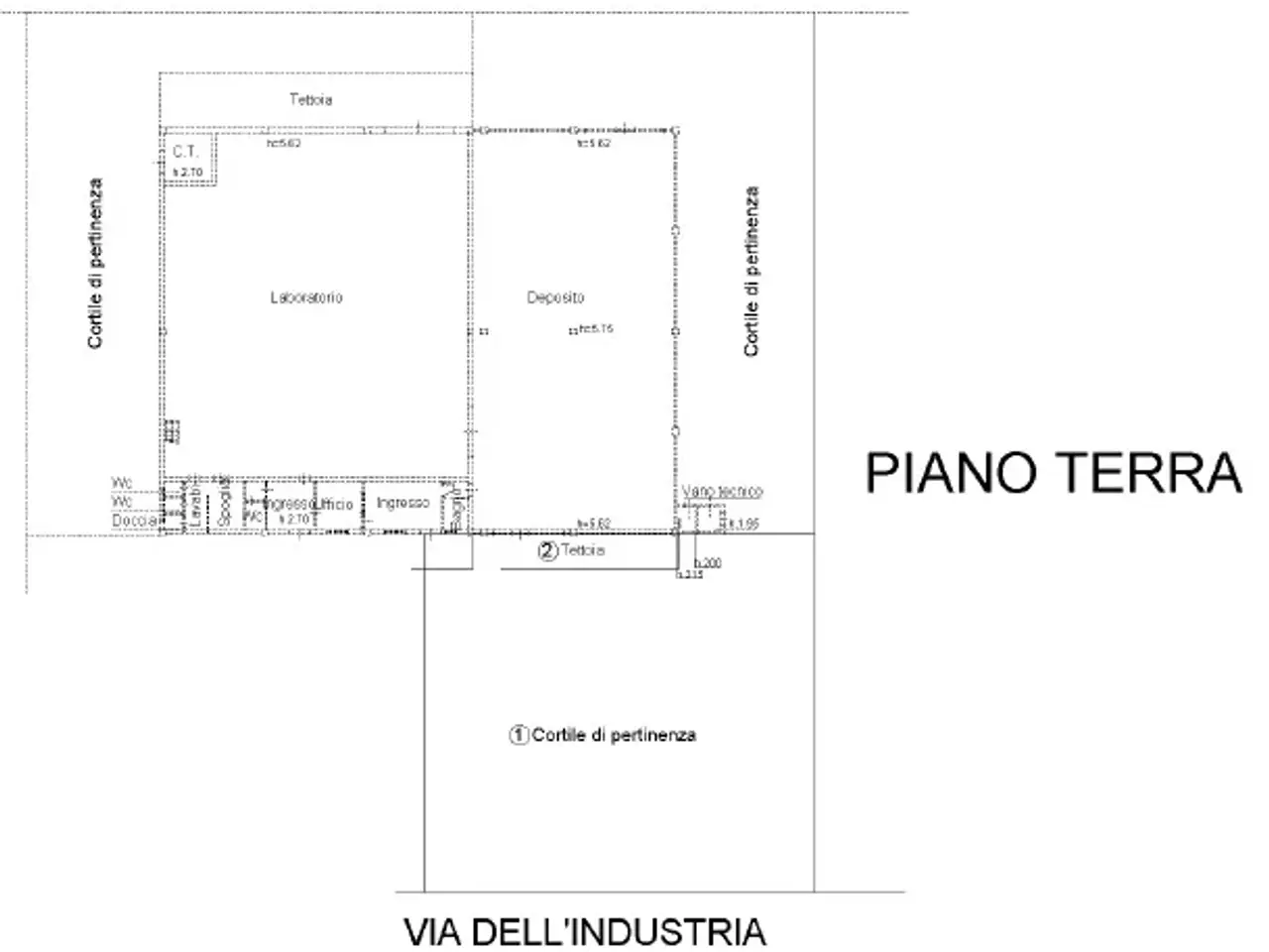 Laboratorio in Via dell'Industria 14, Orgiano, {3} - Planimetria 1