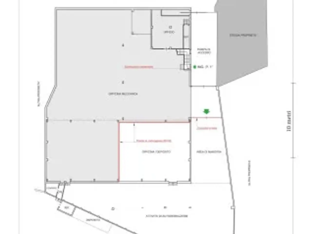 Capannone in Via Rivoli, Villarbasse, {3} - Planimetria 1