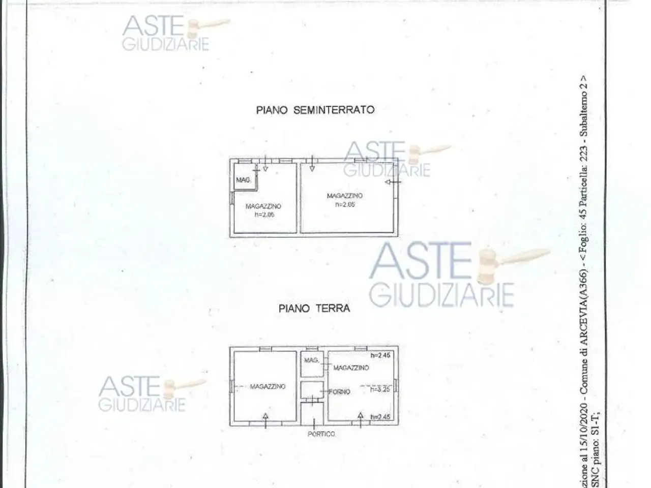 Magazzino in Frazione S. Ginesio, 60011 Arcevia An, Italia 60011, Arcevia, {3} - Planimetria 1