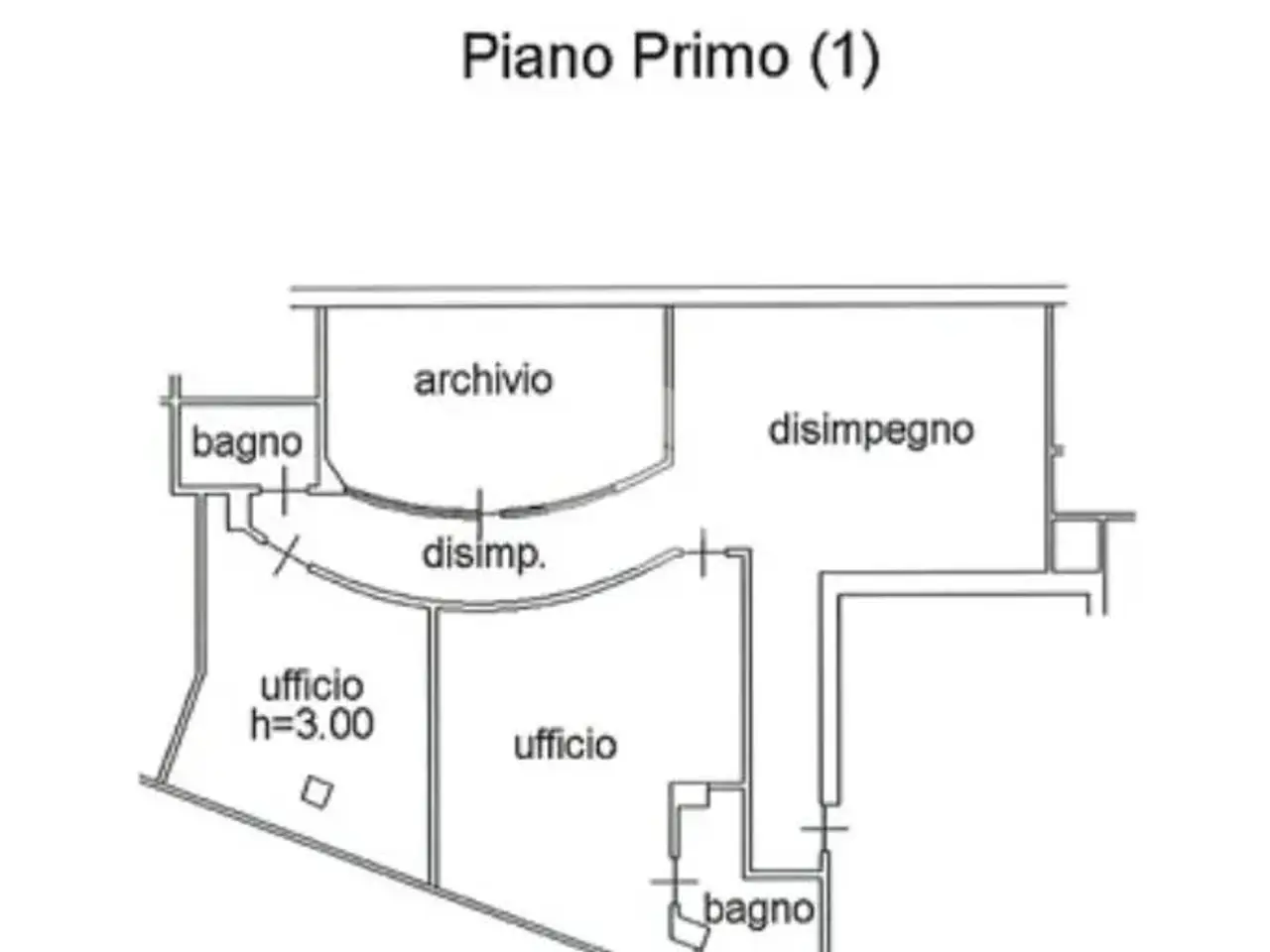Ufficio in Località Carabioli, Cellatica, {3} - Planimetria 1