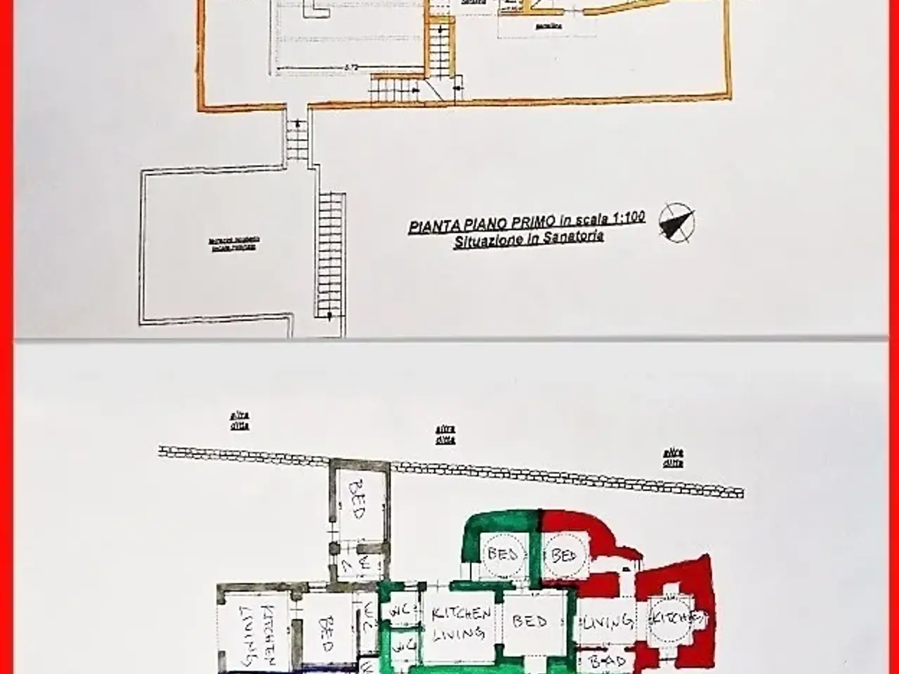 Albergo in Contrada Marinelli, Cisternino, {3} - Planimetria 1