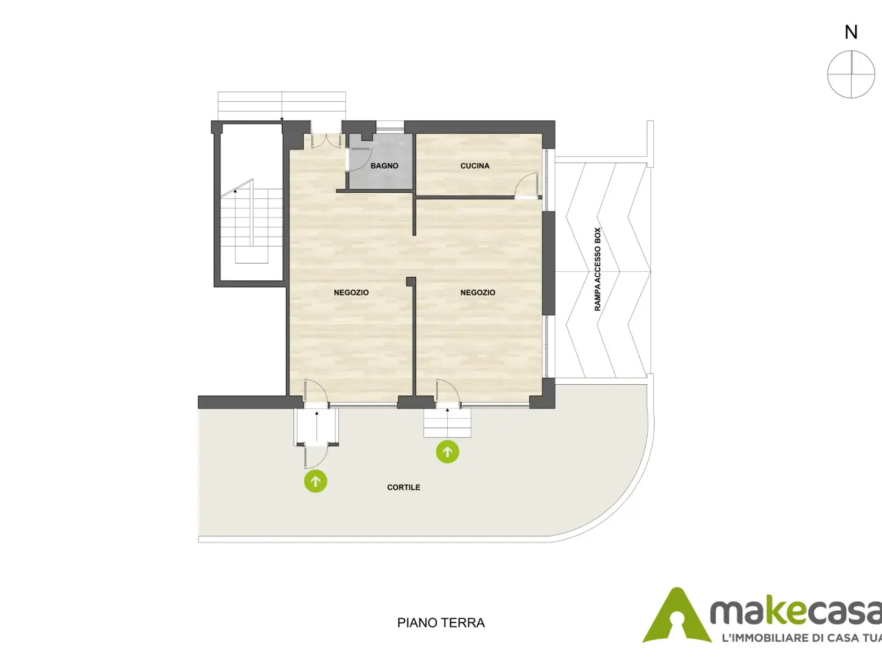 Negozio in Via Melegnano 10, Milano, {3} - Planimetria 1