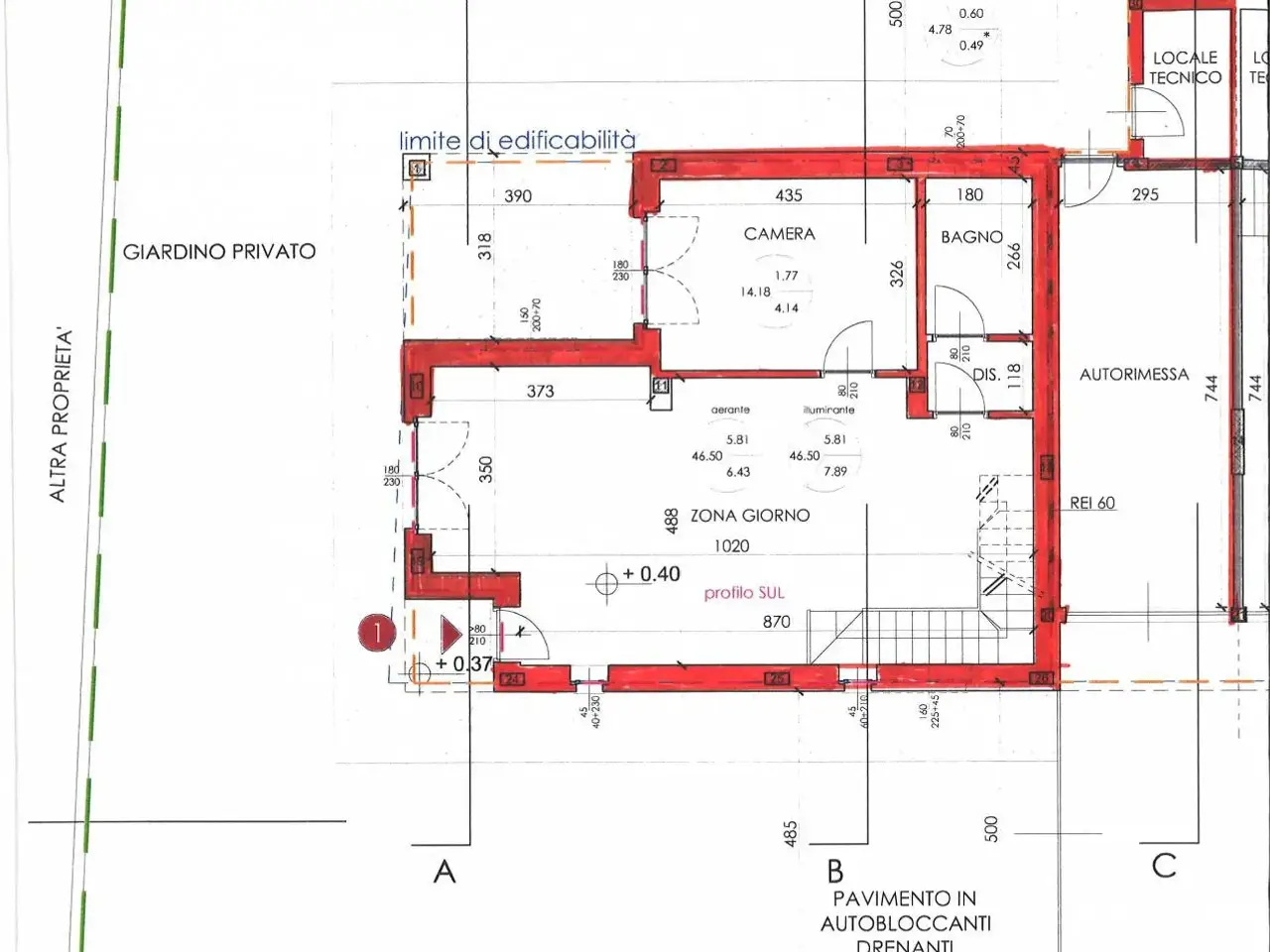 Villa unifamiliare in vendita, Via Moglia 28, Settimo Torinese - Planimetria 1