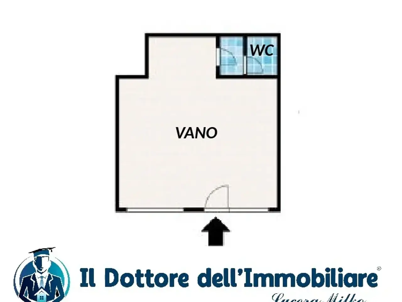 Negozio in Viale Alcide De Gasperi 72, Palermo, {3} - Planimetria 1