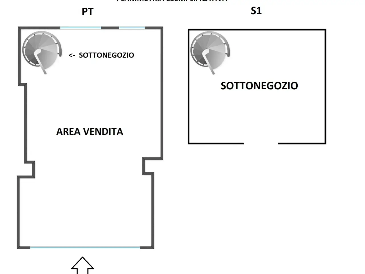 Negozio in , Bologna, {3} - Planimetria 1