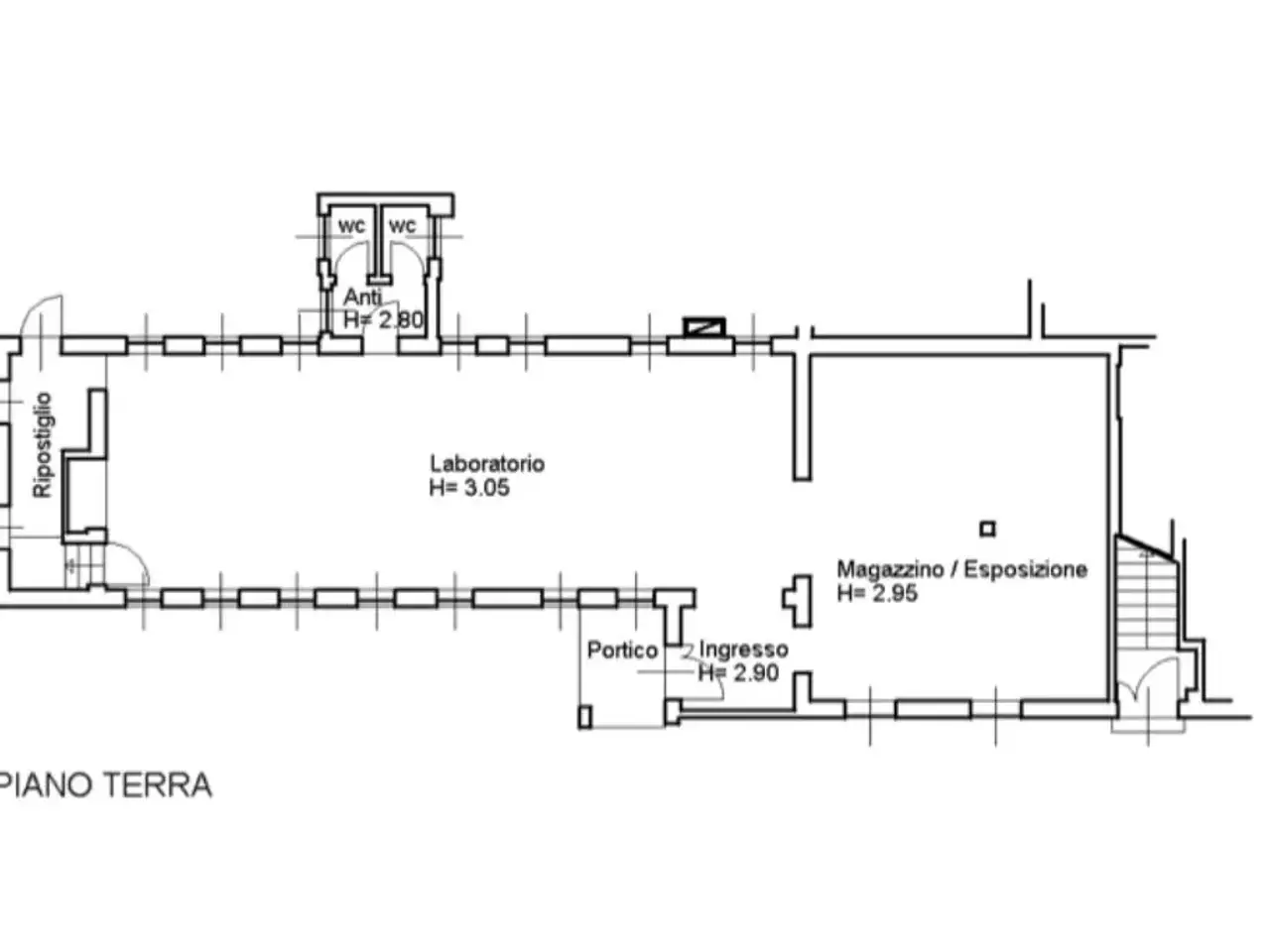 Laboratorio in Via degli Olmi 1, Chions, {3} - Planimetria 1