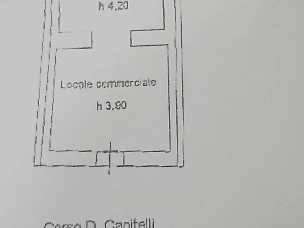 Negozio in Via Domenico Capitelli 9, San Tammaro, {3} - Planimetria 1