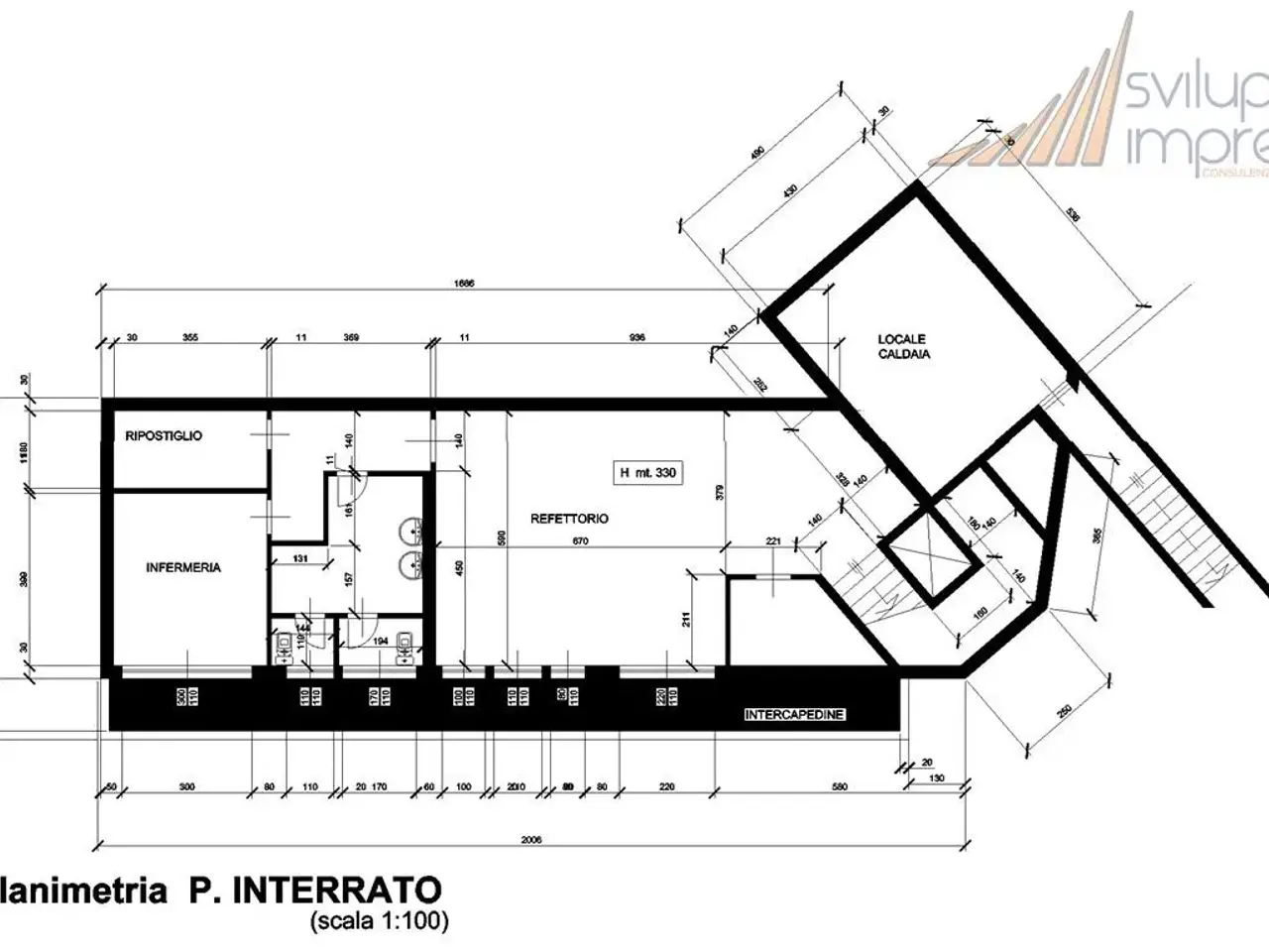 Capannone in Viale Brianza 87, Cologno Monzese, {3} - Planimetria 1