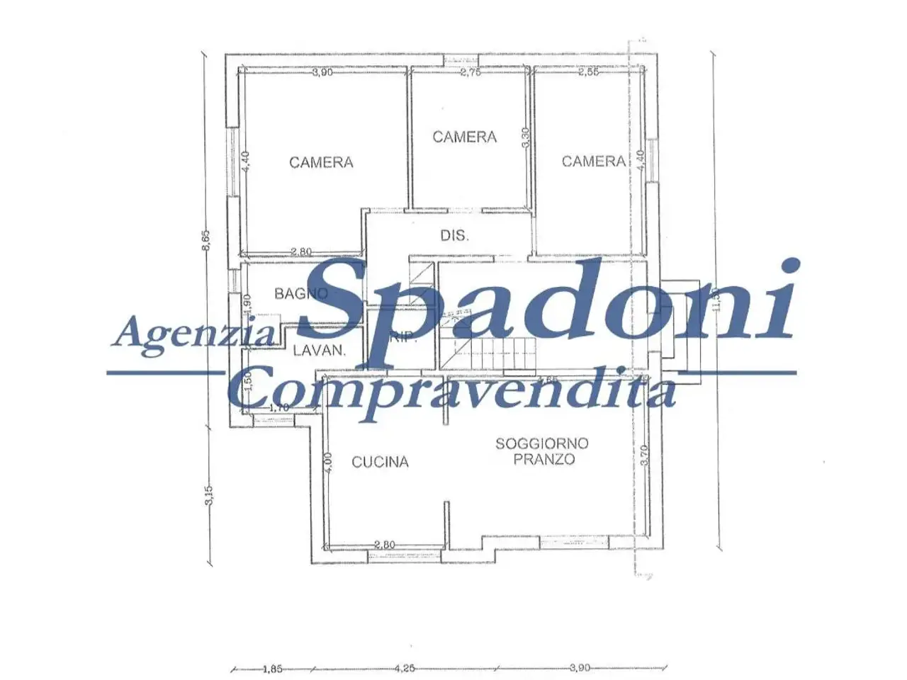 Villa in vendita, Piazza Giuseppe Magrini 2, Ponte Buggianese - Planimetria 1