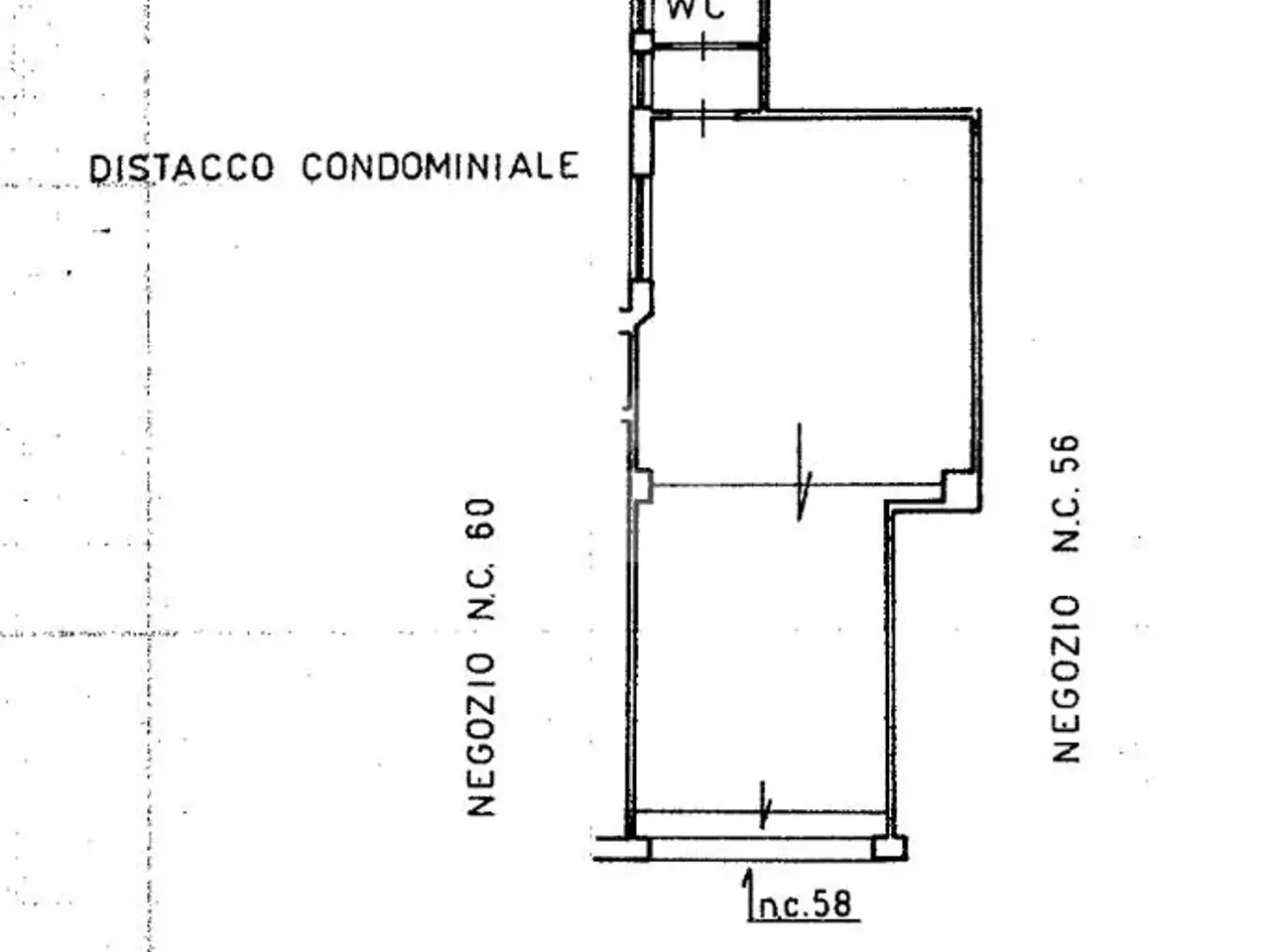 Negozio in Via Mario Rapisardi 58, Roma, {3} - Planimetria 1