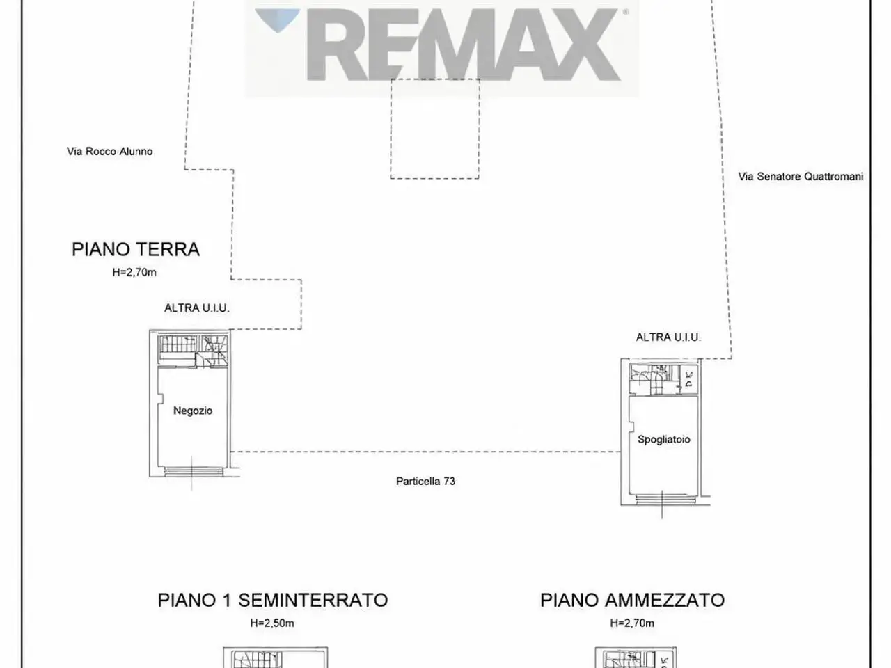 Negozio in Via Sertorio Quattromani 39, Cosenza, {3} - Planimetria 1