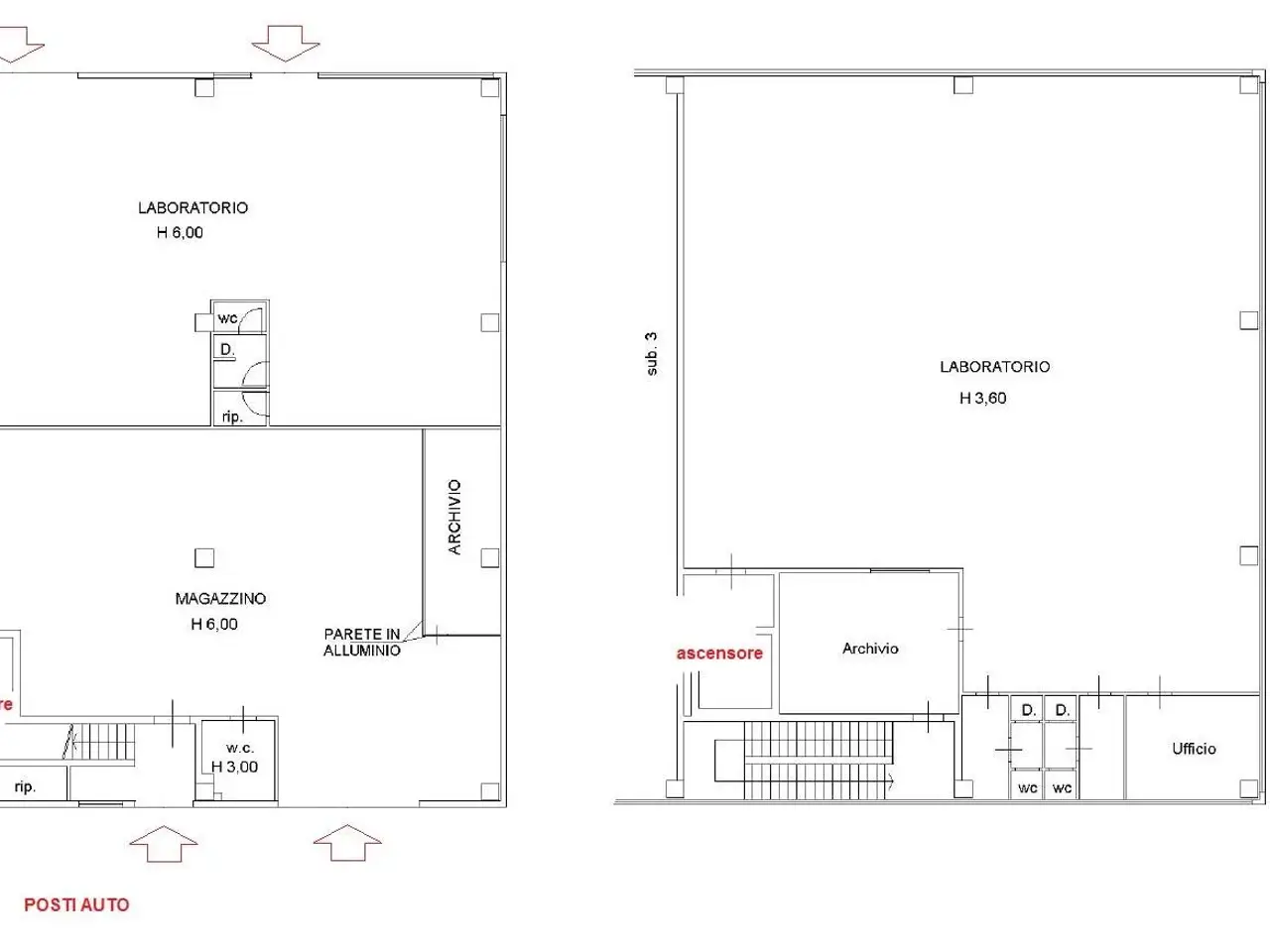 Laboratorio in Belvedere, Colle Di Val D'Elsa, {3} - Planimetria 1