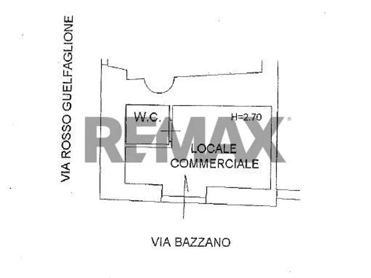 Negozio in Via Bazzano 5, L'Aquila, {3} - Planimetria 1