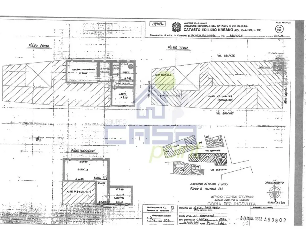 Palazzina commerciale in , Scandolara Ravara, {3} - Planimetria 1