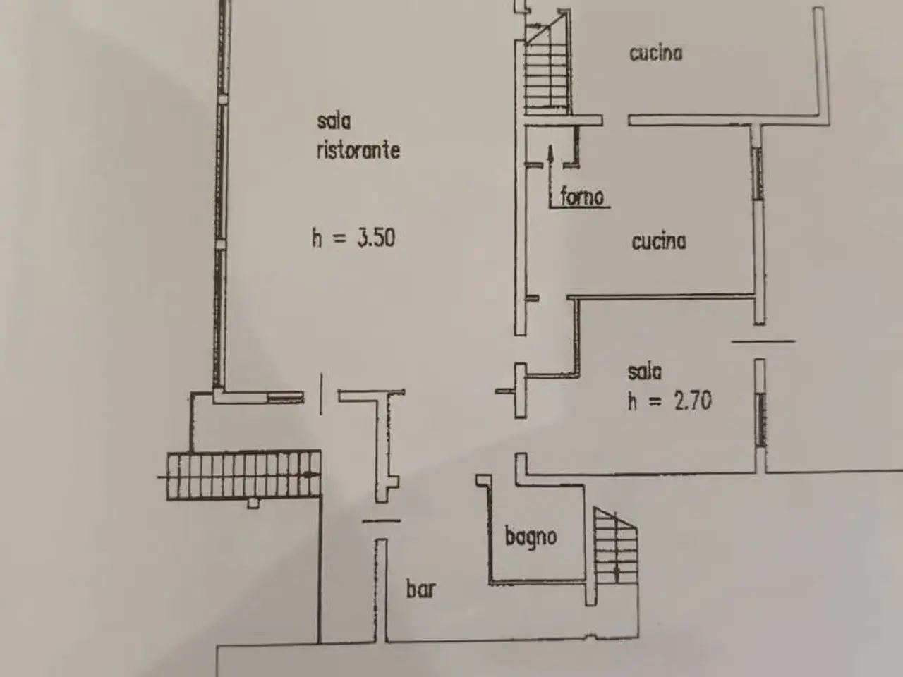 Ristorante in Strada Castel dell'Aquila Snc, Amelia, {3} - Planimetria 1