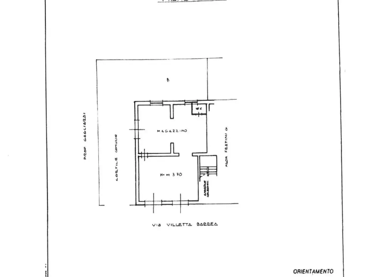 Palazzina commerciale in Via Villetta Barrea 28, Pescara, {3} - Planimetria 1
