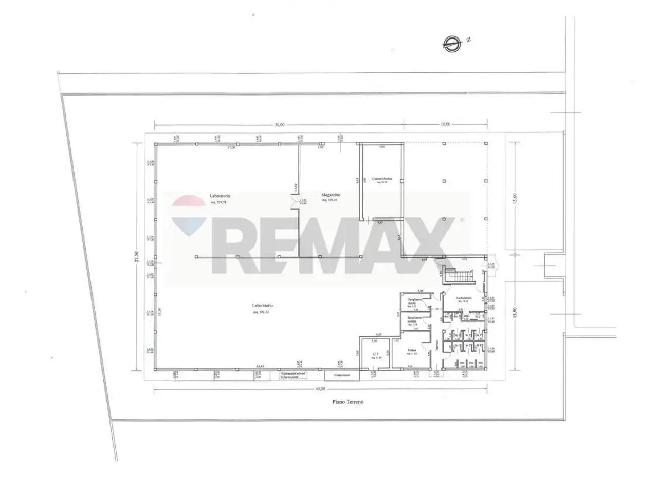 Capannone in , Cerreto Guidi, {3} - Planimetria 1