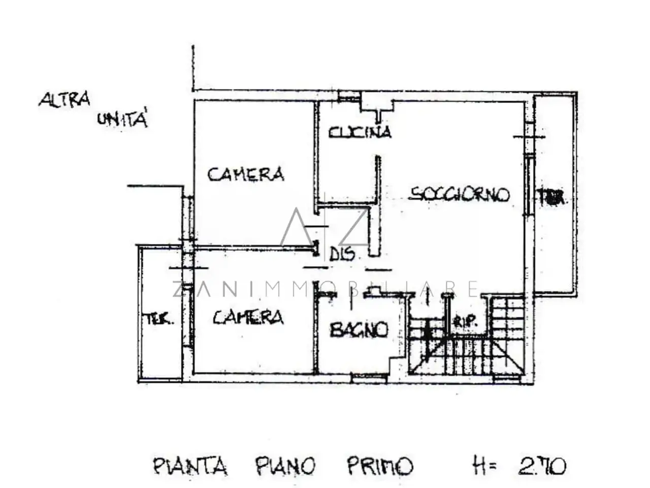 Trilocale in Via Vincenzo Bellini, Castelfranco Veneto - Planimetria 1