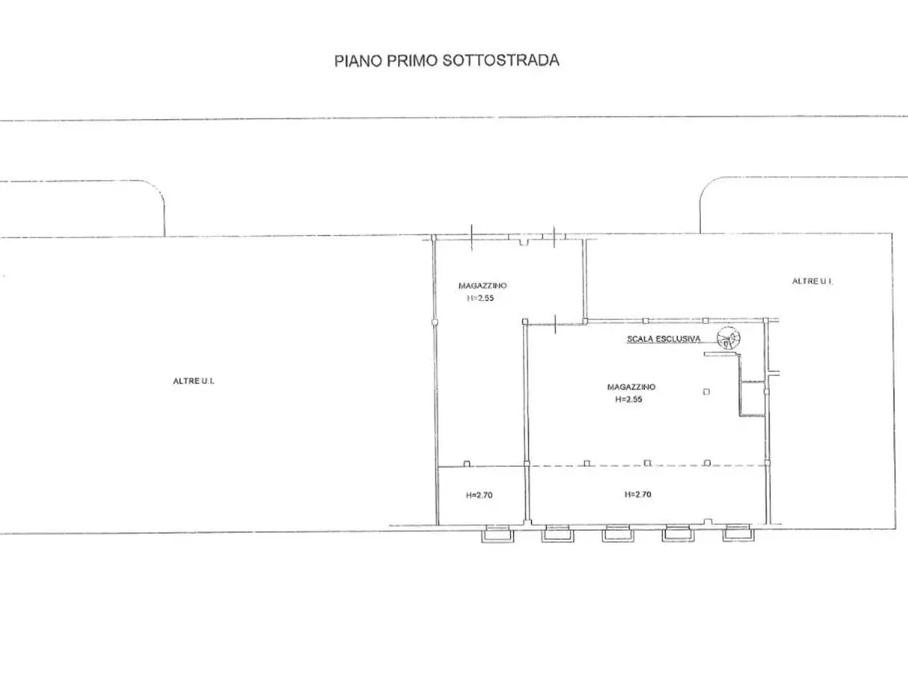 Magazzino in Via Trento 113, Capriano Del Colle, {3} - Planimetria 1