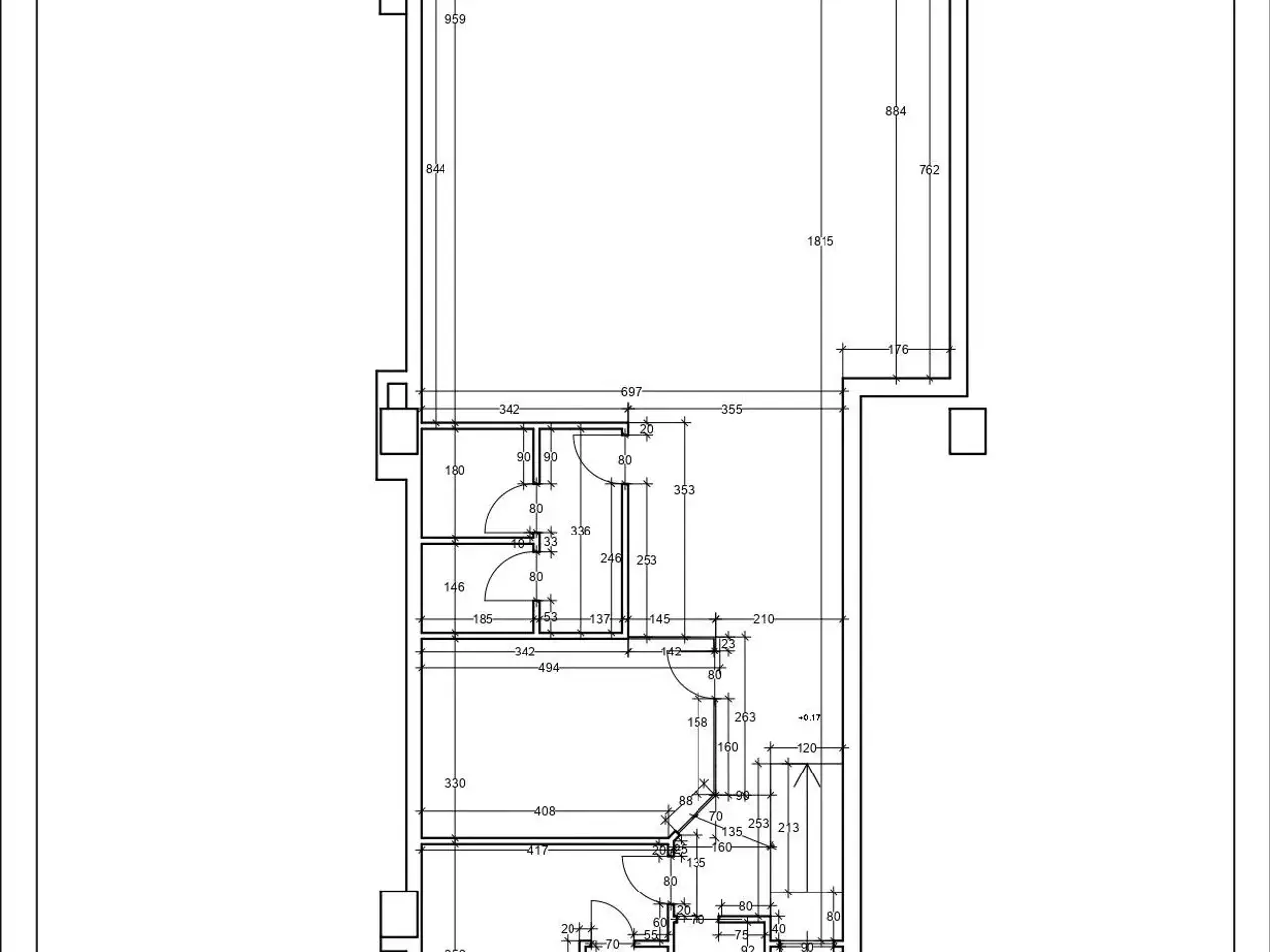 Ufficio in Corso Svizzera 185, Torino, {3} - Planimetria 1