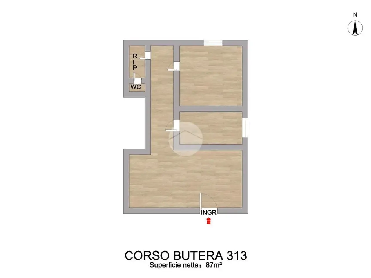 Negozio in Corso Butera 313, Bagheria, {3} - Planimetria 1
