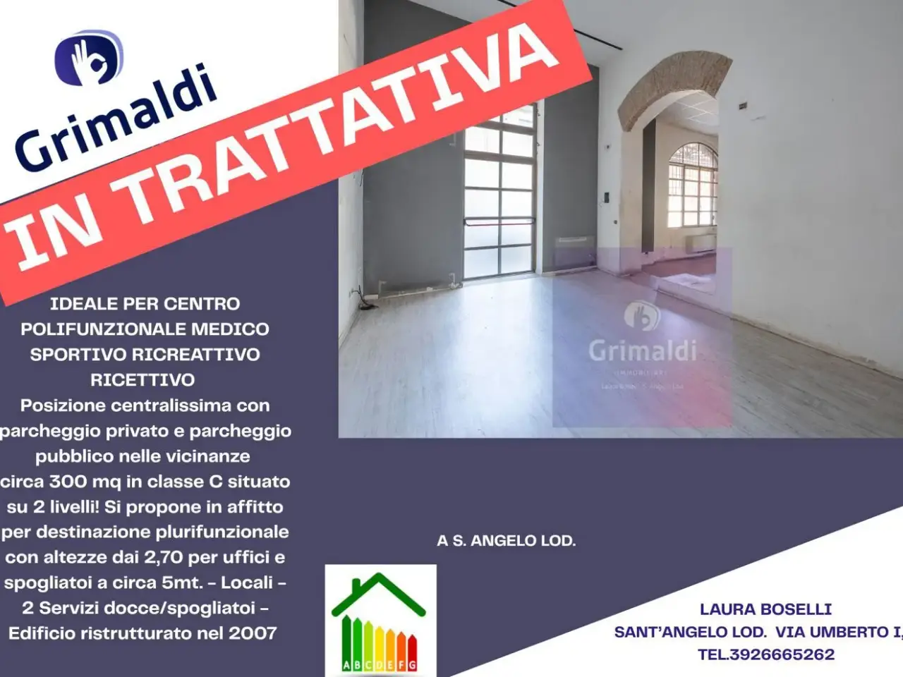Palazzina commerciale in Piazza Vittorio Emanuele, Sant'Angelo Lodigiano, {3} - Foto 1