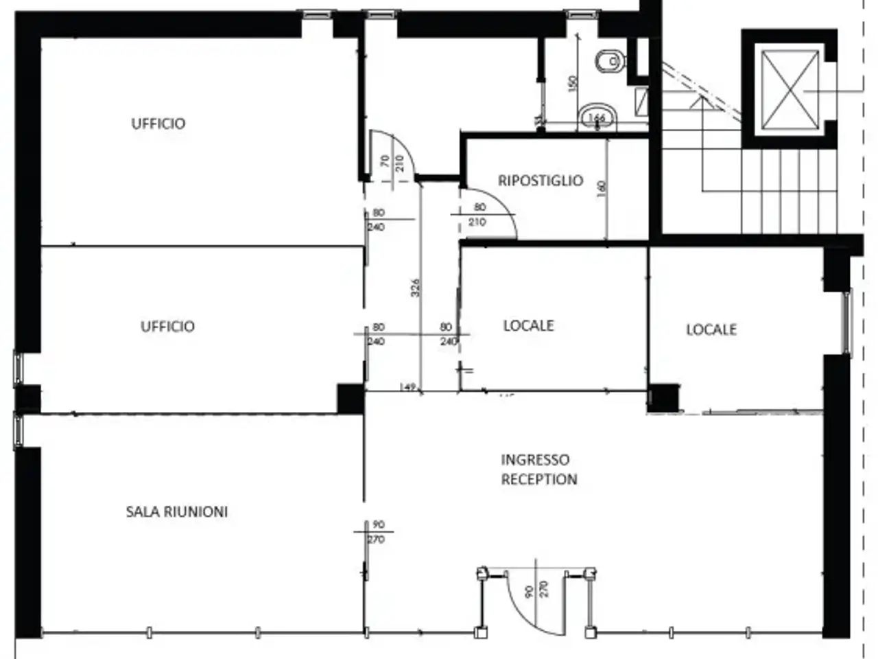 Negozio in Via Prealpi 6, Giussano, {3} - Planimetria 1