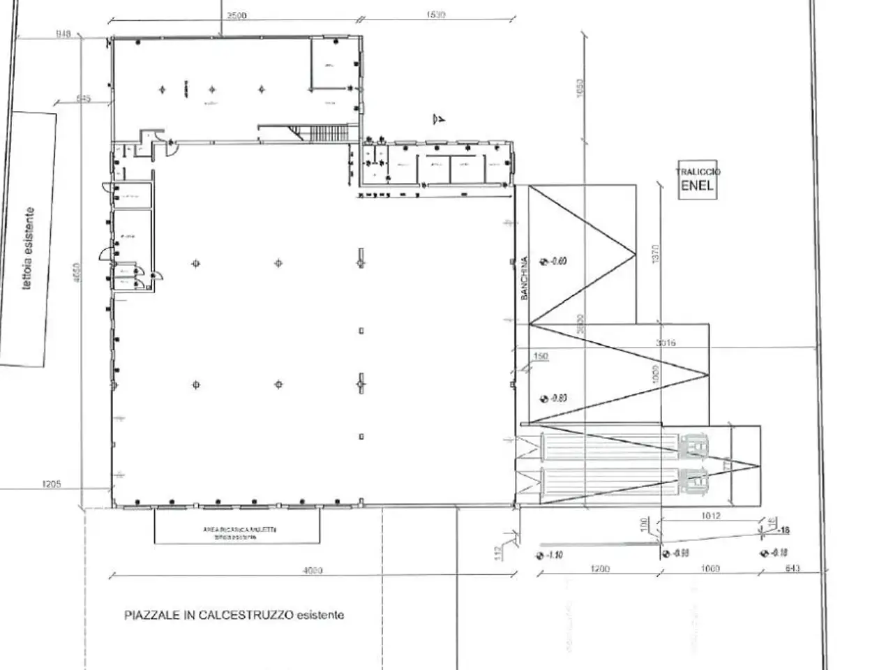 Capannone in Via Liguria 35, Monselice, {3} - Planimetria 1