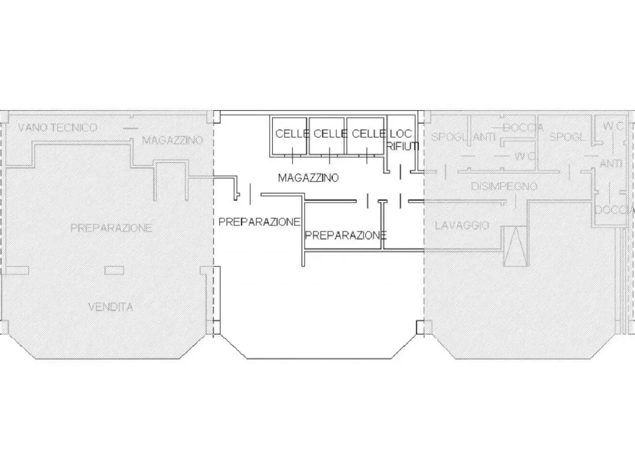 Negozio in Via Italo Svevo, N. 14-16, Trieste, {3} - Planimetria 1